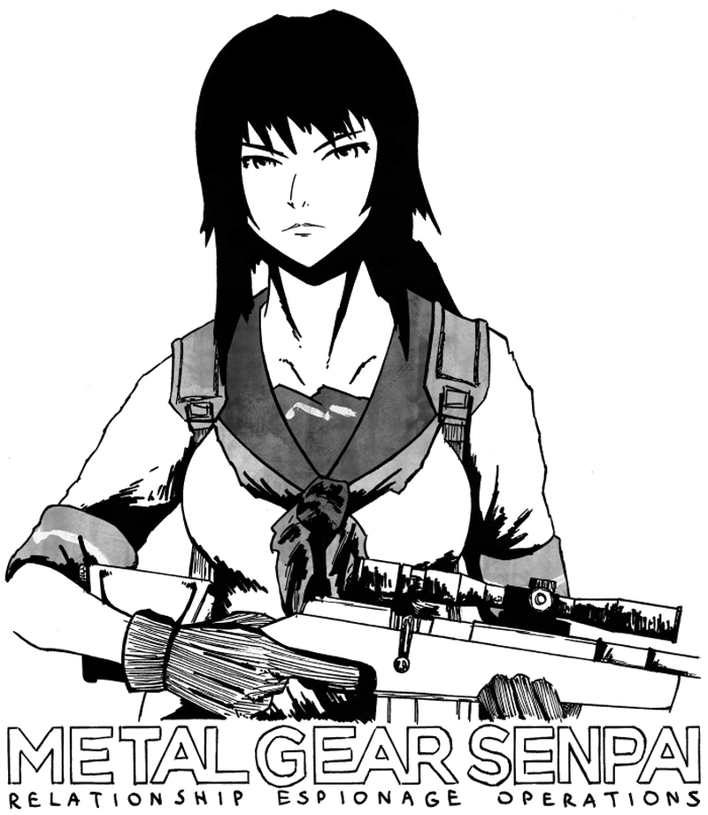 Illustration for article titled When Metal Gear Solid V Meets Yandere Simulator